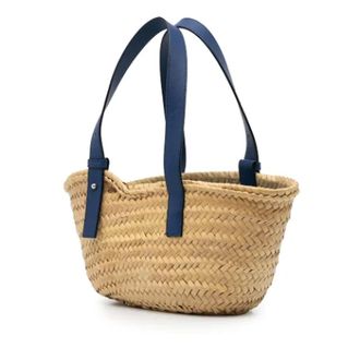 Loewe Pre-owned Tote Bags, female, Multicolor, Size: ONE SIZE Pre-owned Raffia Shoulder Bag
