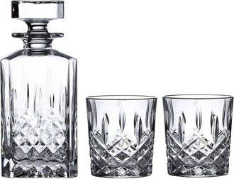 Waterford Marquis By Waterford Markham Square Decanter & Dofs Set