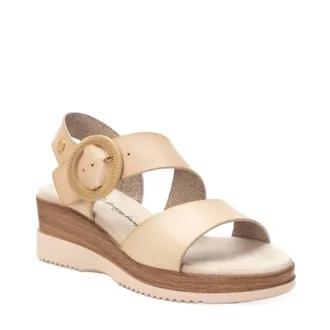 Xti Womens Wedge Sandals In Beige