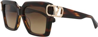 Valentino Womens Vls-107B 55Mm Sunglasses
