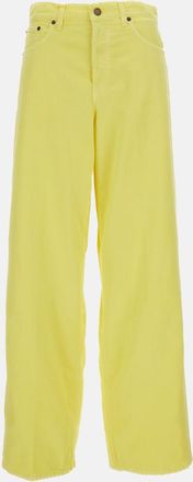 Haikure Yellow Loose-fit Jeans