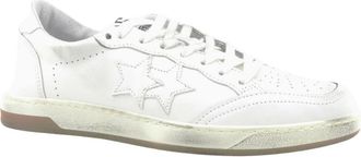 2Star Sneakers - Heren - Sneakers - Wit - 42 EU - Leer - Schoenen