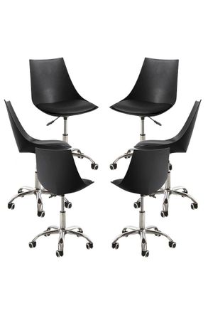 Regalos Miguel Regalos Miguel - Packs Sillas - Pack 6 Sillas Blok Office - Negro