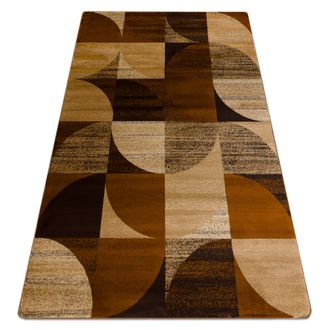 RugsX Tappeto Royal H387 Geometrici - Marrone / Mostarda Beige Brown 150x230 Cm