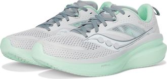 Saucony Omni 22 Womens Running Shoes, Fog/Jade - 5.5 UK