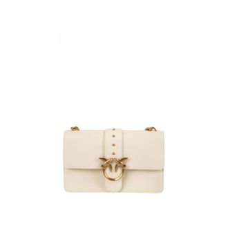 Pinko Stijlvolle Schoudertas in Roze - Dames - Schoudertassen - Beige - ONE Size - Tassen