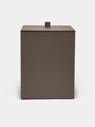 Giobagnara Walter Leather Wastepaper Bin
