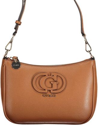 Guess Marrone Poliuretano Women Womens Handbag