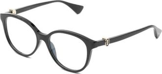 Cartier Glasses, female, Black, Size: 53 MM Oval Optical Frame