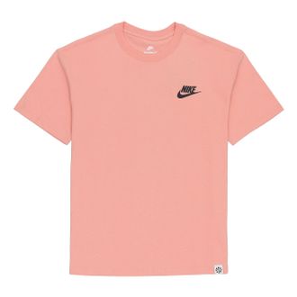 Nike Mens Nike Back Avatar Printing Loose Casual Short Sleeve Light Madder Brown T-Shirt DQ1005-824