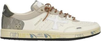 Premiata Istrice Sneakers - Heren - Sneakers - Beige - 43 EU - Leer - Schoenen