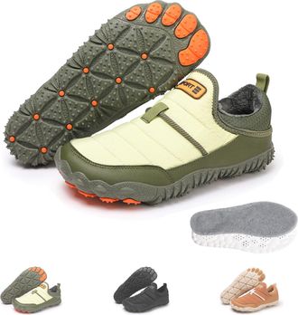 Generic Hike Winter Barefoot Shoes, Winter Barefoot Hiking Boots, Hike Winters Footwear, Zero Drop Snow Boots (B-3,11.5)