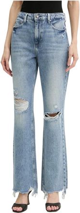 Guess Dames, Jeans, Blauw, Maat: W24 L33 Denim