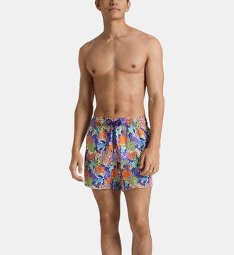 Vilebrequin Stretch Short Swim Trunks in Royal Sky at Nordstrom, Size Xx-Large