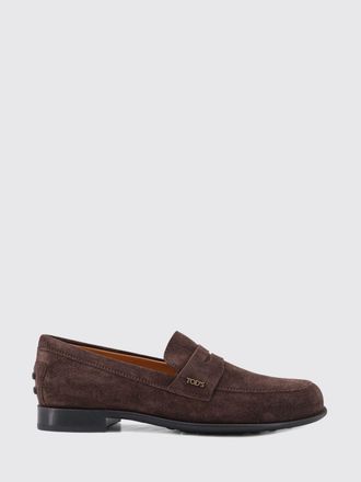 Tod's Suede Penny Loafers with a Low Heel