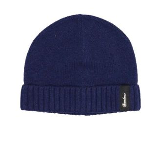 Borsalino Accessoires, unisex, Blauw, ONE Size, Kasjmier, Eco Cashmere Beanie