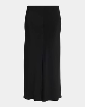 The Row Bakura Silk Midi Skirt