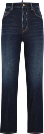 Dsquared2 Boston Cropped Jeans - Dames - Cropped Jeans - Blauw - S - Katoen - Jeans