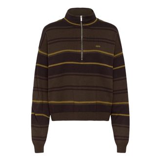 Gestuz Thalio Pullover - Dames - Vesten met rits - Bruin - XL - Polyester - Hoodies & sweatvesten