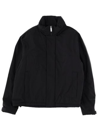 Herno Black Solid Hood Jacket