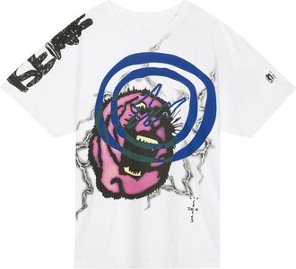 Travis Scott Cactus Jack x Fragment Design Tee White CJFN-SS14