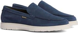 Barbour Carty Moc Toe Loafer in Shark Blue Suede at Nordstrom Rack, Size 11