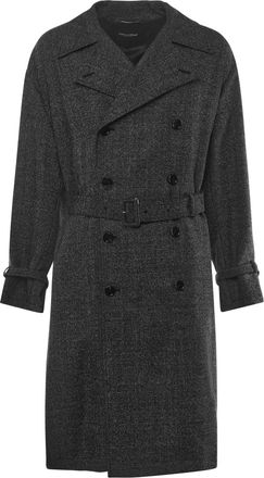 Dolce & Gabbana Double-breasted Wool Trench Coat