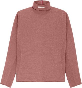 Amundsen Sports Boiled Turtle Neck Merinopullover für Damen | rosa/braun