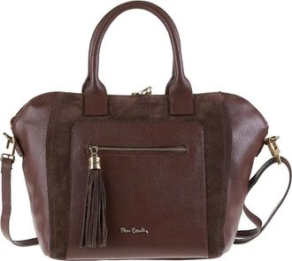 Pierre Cardin Dollaro Handtas - Dames - Handtassen - Bruin - ONE Size - Katoen - Tassen