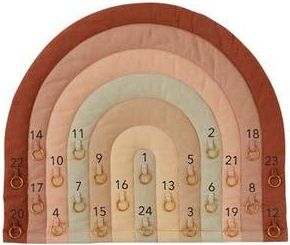 OYOY Rainbow Christmas Calendar in Multi at Nordstrom