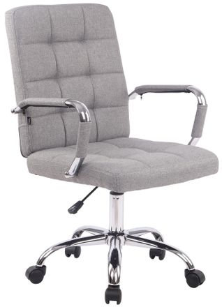 Clp Silla De Escritorio Deli Pro En Tela Gris