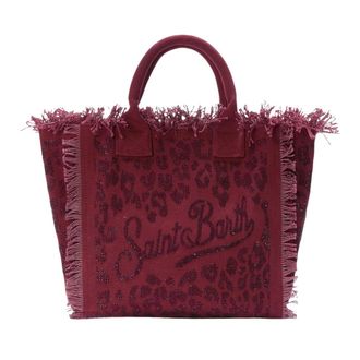 MC2 Saint Barth Tote Bags, female, Red, Size: ONE SIZE Vanity Shoulder Bag