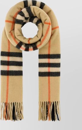 Burberry cashmere check scarf
