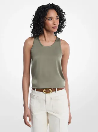Michael Kors Satin Tank Top