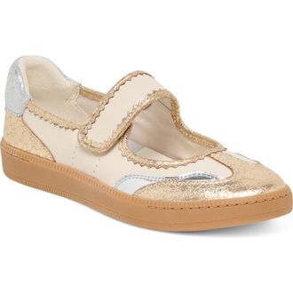 Dolce Vita Nanet Mary Jane Flat in Metalic Mulighti Leather at Nordstrom, Size 8.5