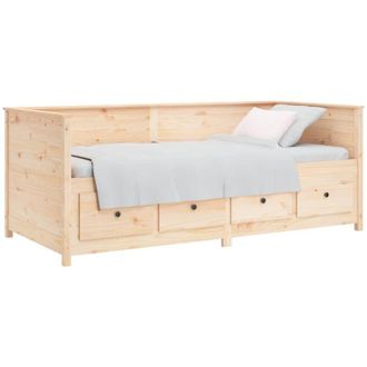 vidaXL Day Bed without Mattress 90x190 cm Single Solid Wood Pine vidaXL