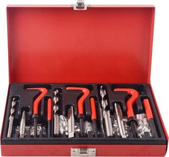 OEM Kit De Reparaci&oacute;n De Roscas Helicoil De 88 Piezas Con Machos De Roscar Y Brocas M6, M8 Y M10