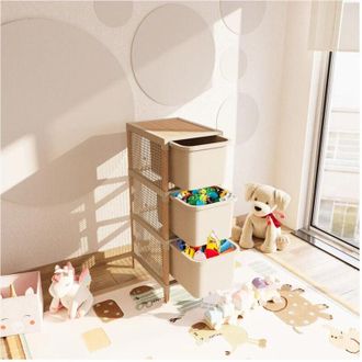 Trade Shop Trade Shop - Cajonera Multiusos 3 Cajones Para Organizar Ropa Accesorios Oficina Ba&ntilde;o Hogar