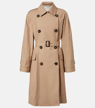 Max Mara Alessio cotton-blend gabardine trench coat