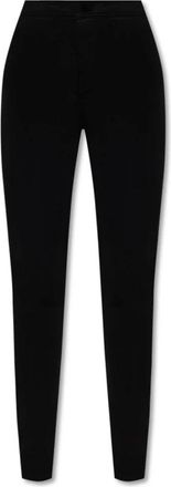 Saint Laurent Slim-fit broek - Dames - Slim Fit Broeken - Zwart - M - Broeken