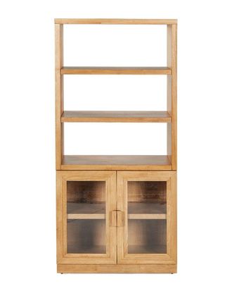 Safavieh Couture Roades Glass Cabinet Bookcase