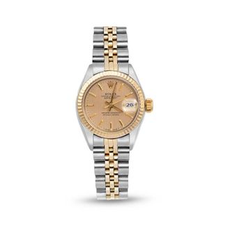 Rolex Pre-owned Rolex Datejust Automatic Chronometer Champagne Dial Ladies Watch 79173 CSJ