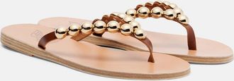 Ancient Greek Sandals Endoxi studded leather thong sandals