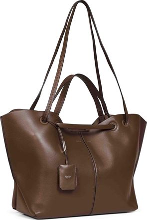 Max Mara Womens Shopper Bag Mixeddouble Brown Polyamide Handbags Hand