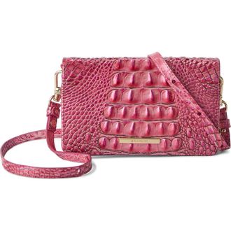 Brahmin Minuette Convertible Leather Crossbody Bag in French Rose Melbourne at Nordstrom