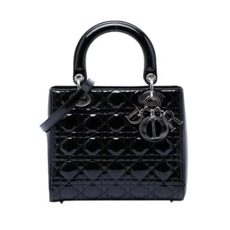 Dior Pre-owned Lady Dior - Dames - Pre-owned - Zwart - Maat: ONE Size Leer