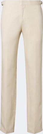 Orlebar Brown Pantalones rectos Giffon de lino