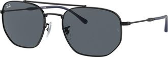 Ray-Ban RB3707 Asian Fit 9257R5 Mens Sunglasses Black Size 54