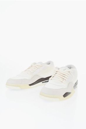 Nike FLIGHT Low-top Sneakers AIR JORDAN 4 with Contrasting Detail size 40,5