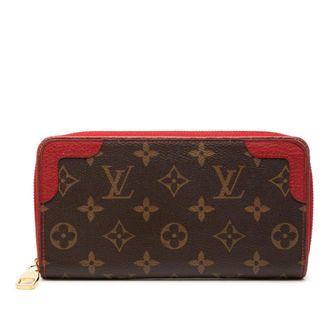 Louis Vuitton Monogram Brown Cerise Monogram Monogram Coin Purse/Coin Case (Pre-Owned)